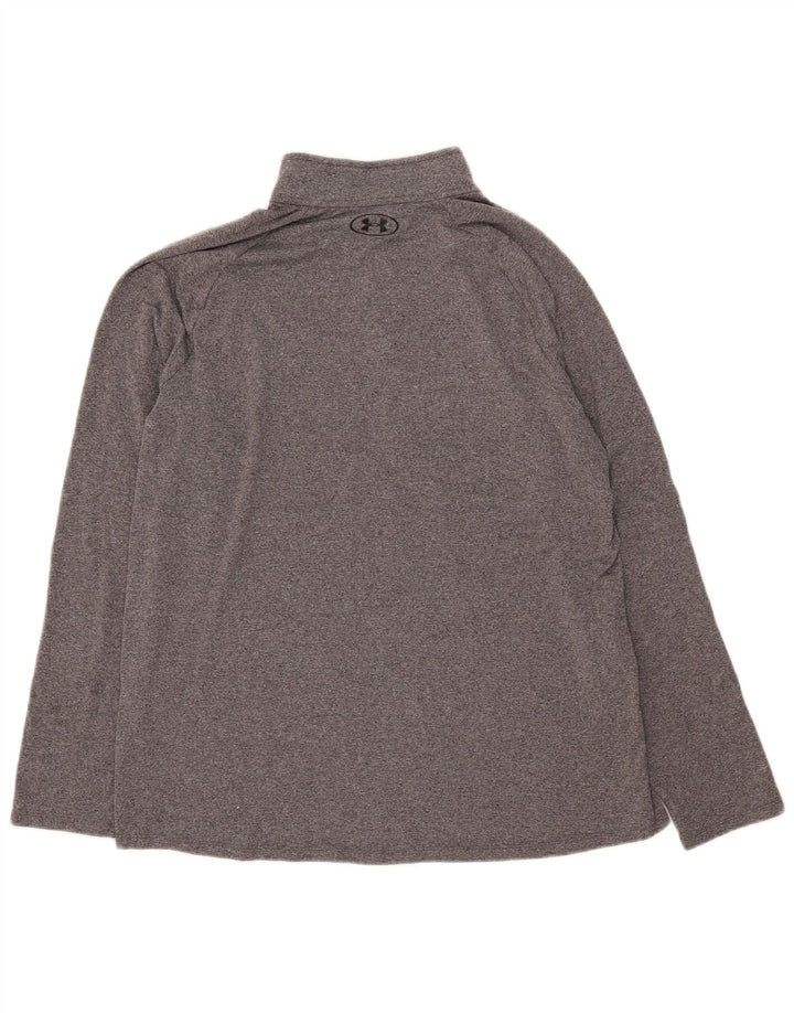 Muška trenirka Under Armour Heat Gear Zip Neck Top XL siva trenirka
