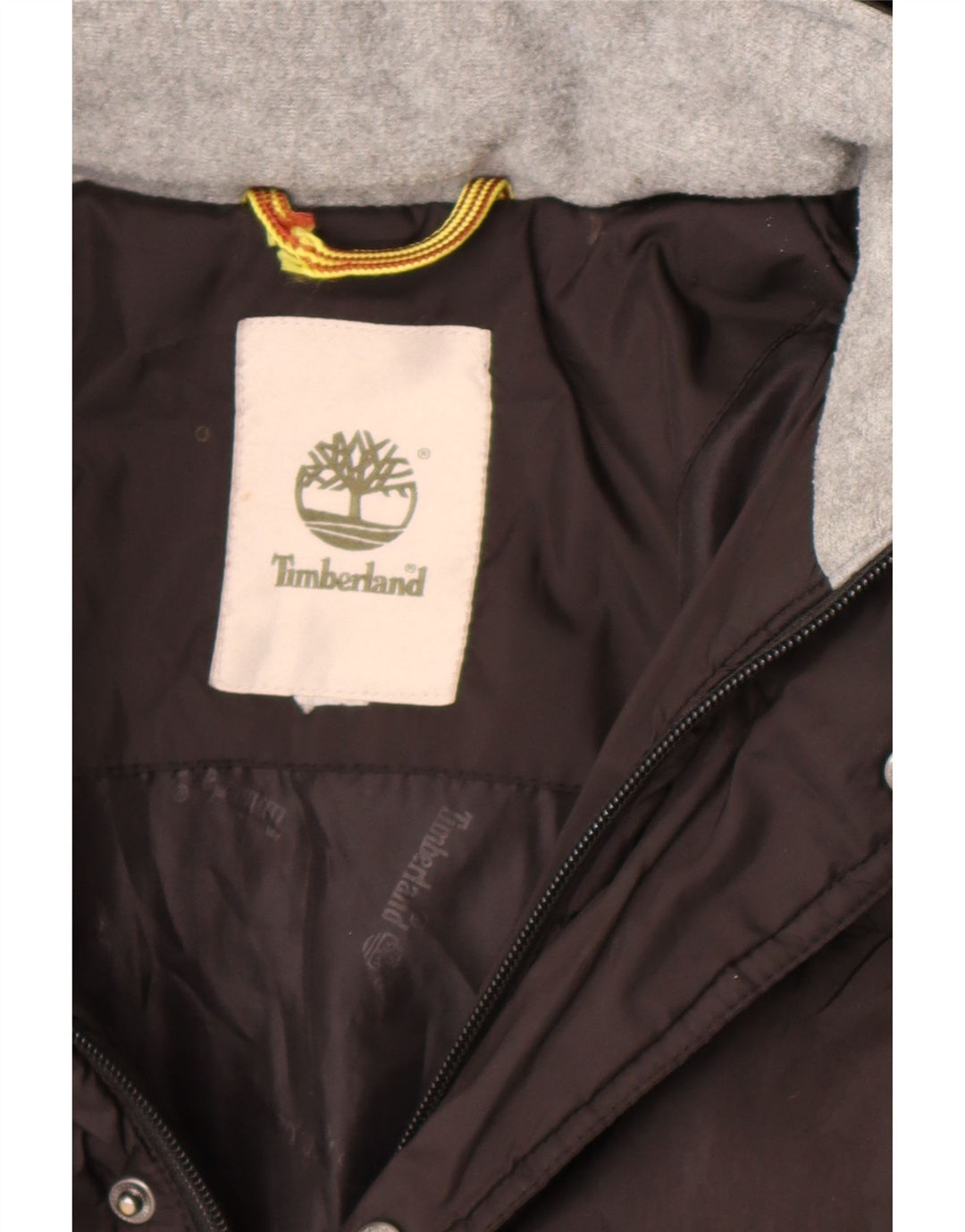Podstavljena jakna s kapuljačom TIMBERLAND 10-11 godina smeđa