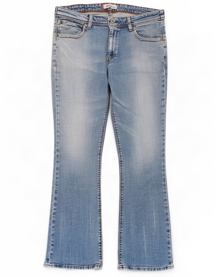 Levi's ženske 572 Bootcut traperice W34 L32 plavi pamuk