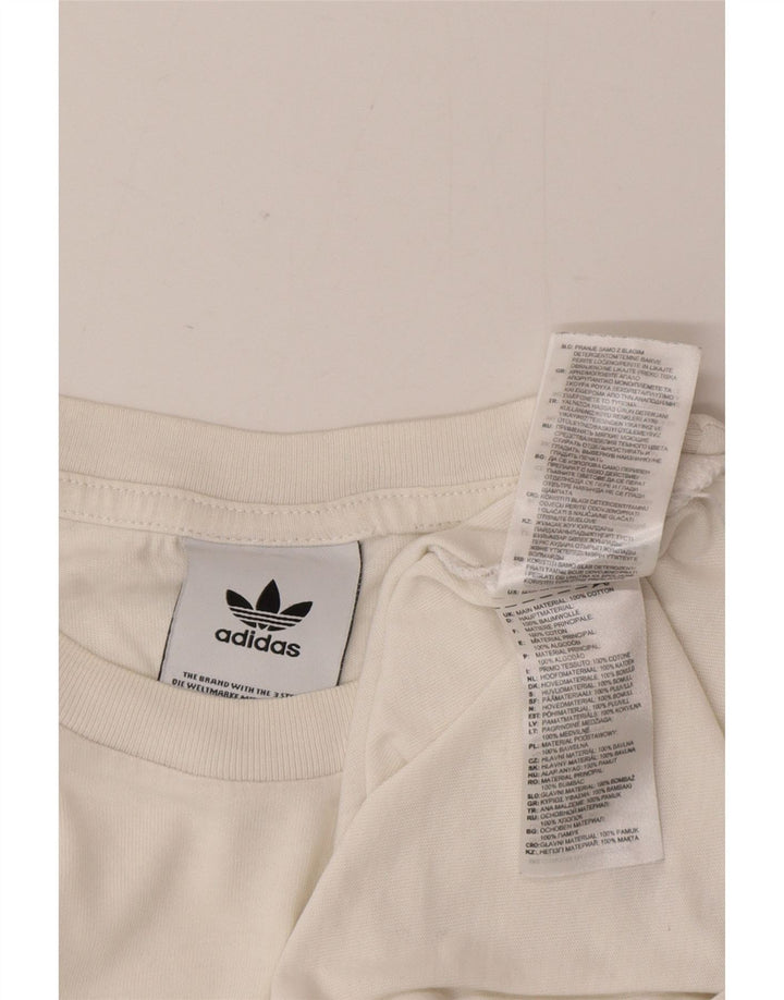 Adidas muška majica kratkih rukava s grafičkim motivima, srednji bijeli pamuk