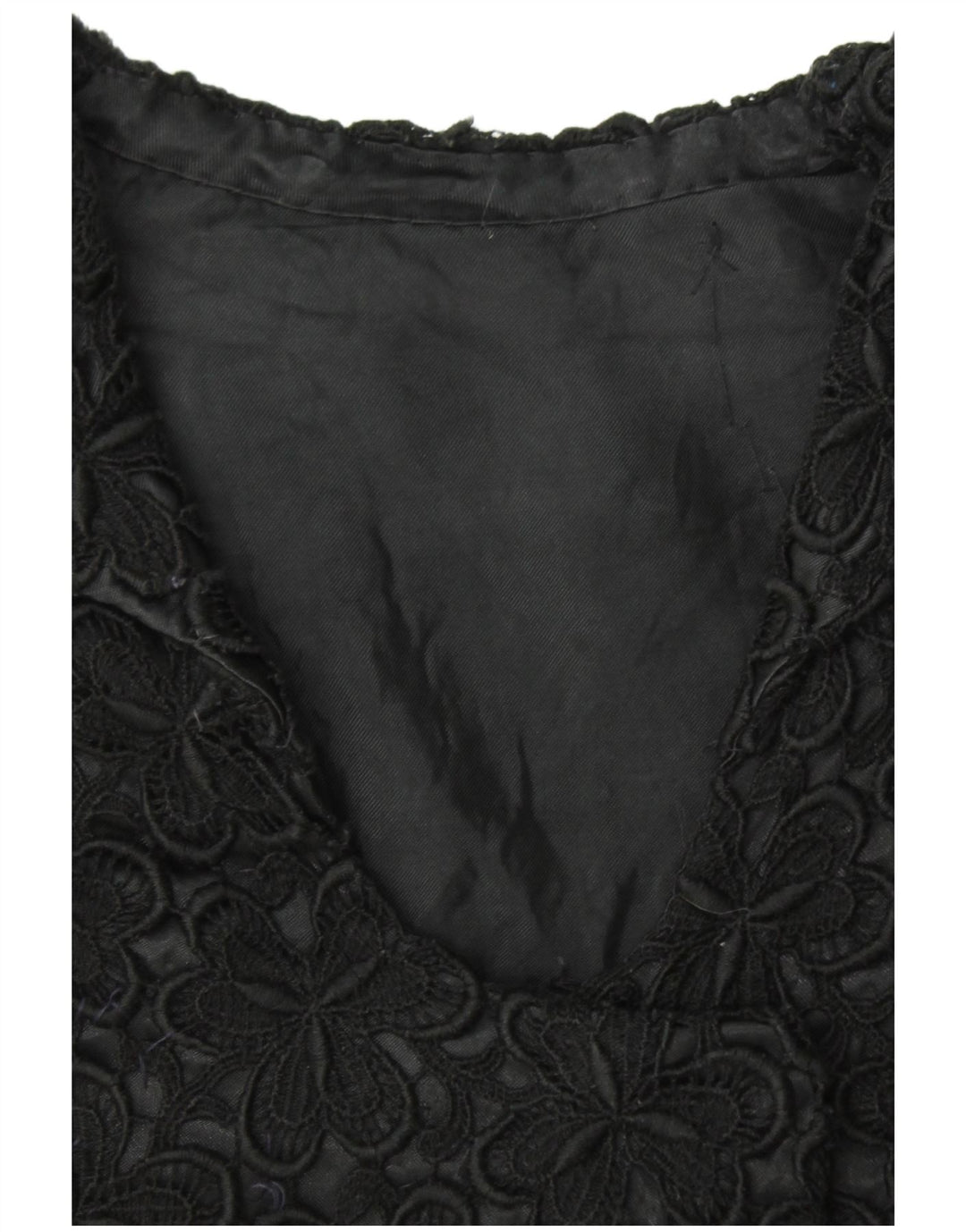 VINTAGE Ženska jakna sako kratkih rukava UK 12 Srednje crna cvjetna