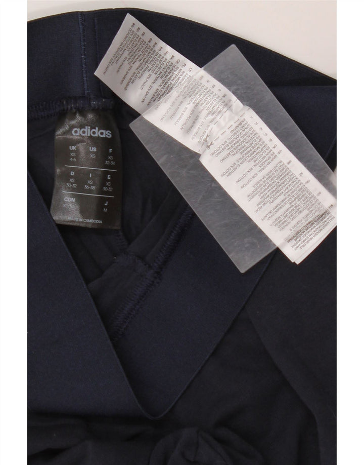 ADIDAS ženske tajice UK 4/6 XS tamnoplavi pamuk