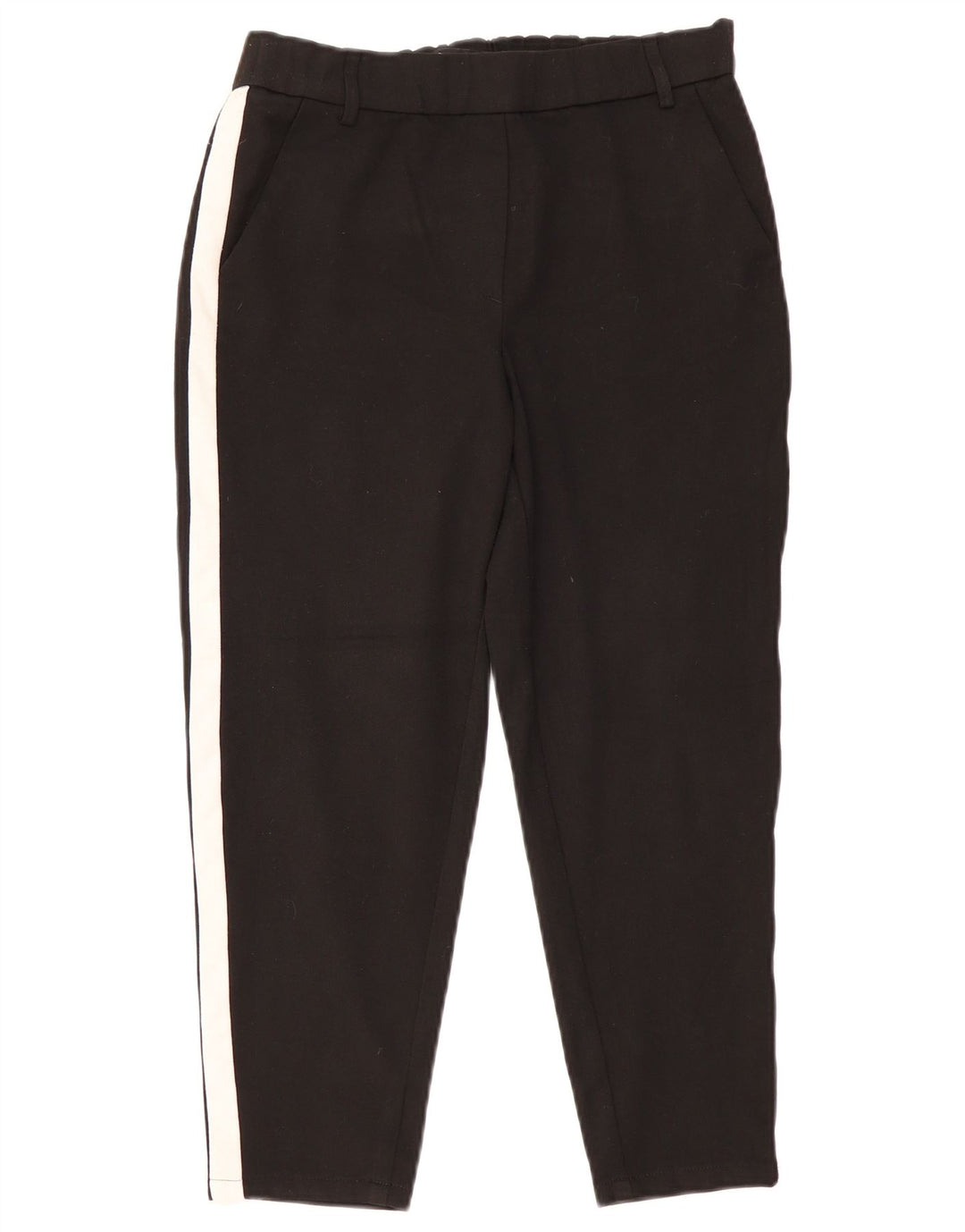 ZARA ženske ravne Capri hlače male W26 L22 crne boje