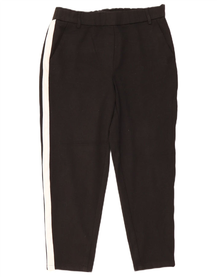 ZARA ženske ravne Capri hlače male W26 L22 crne boje