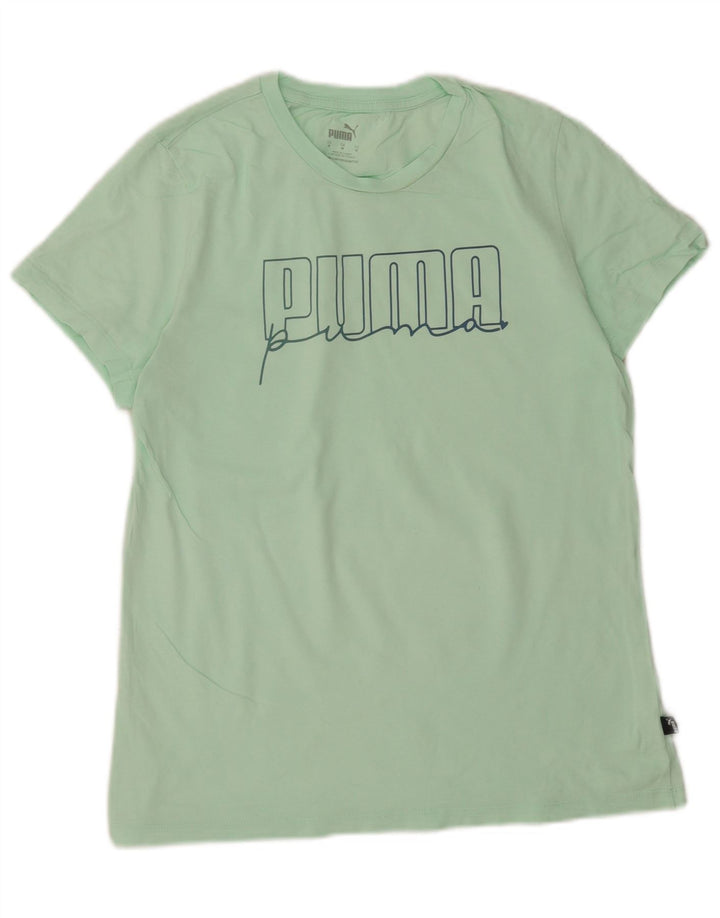 Puma ženska majica kratkih rukava s grafičkim motivima UK 14 srednje zelena