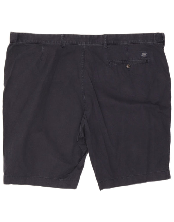 Marks & Spencer muške kratke chino hlače standardnog kroja W48 4XL tamnoplavi pamuk
