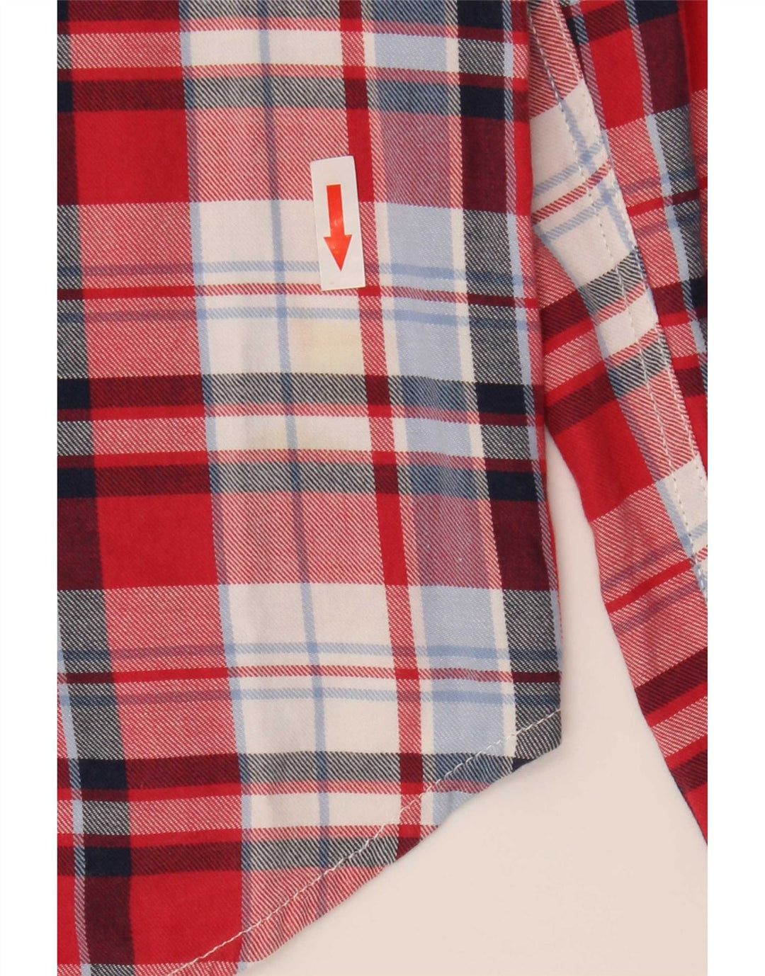 Levi's ženska košulja UK 14 Srednji crveni karirani pamuk