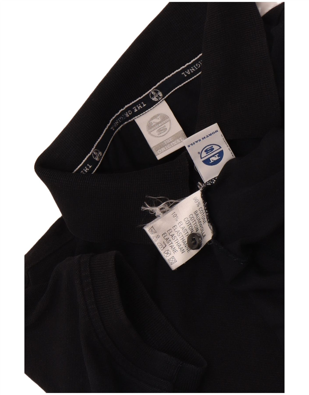 North Sails Ženska polo majica UK 12 Srednji crni pamuk