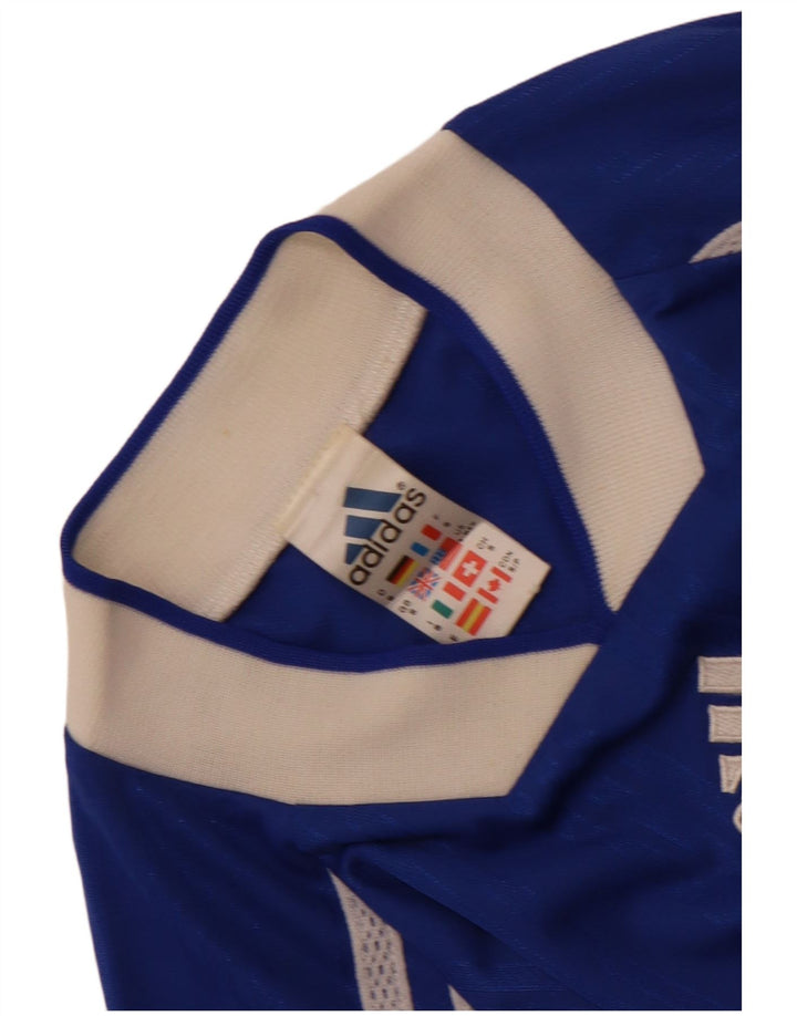 Adidas muška majica kratkih rukava mala plava poliesterska boja