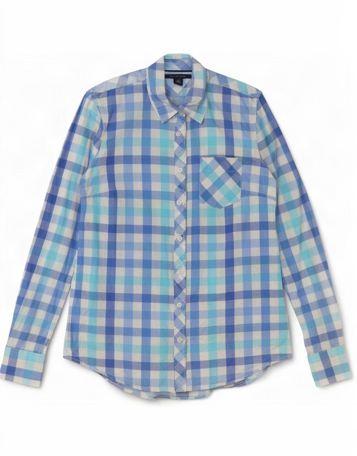 Tommy Hilfiger ženska košulja UK 10 Small Blue Gingham pamuk