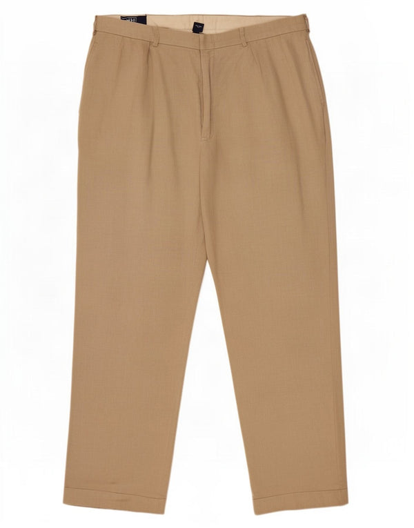 Polo Ralph Lauren muške chino hlače s klinovima W42 L32 bež lan