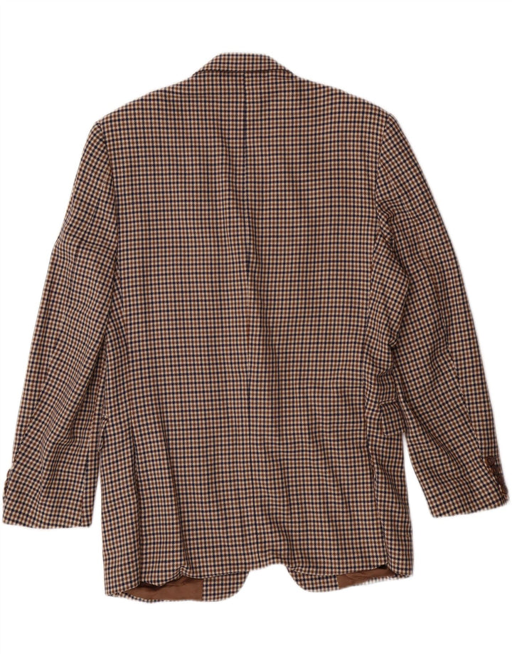 AQUASCUTUM Muški sako sako sa jaknom UK 40 Large Brown Houndstooth Classic