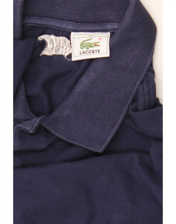 Lacoste muška polo majica dugih rukava, veličina 4, srednje tamnoplava