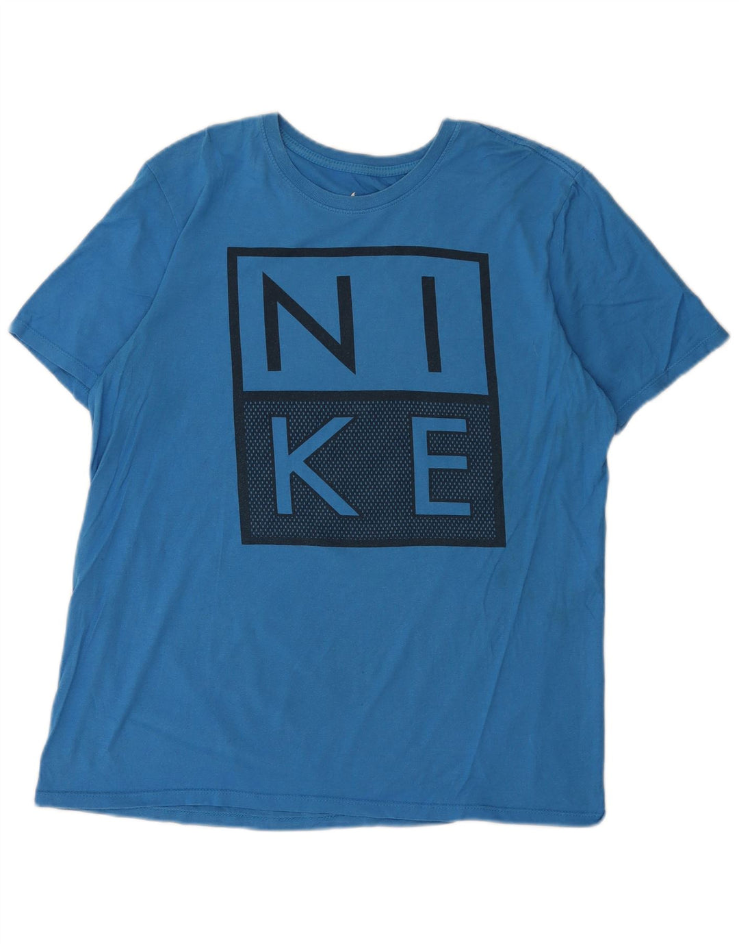 Nike Muška velika plava majica atletskog kroja s motivima