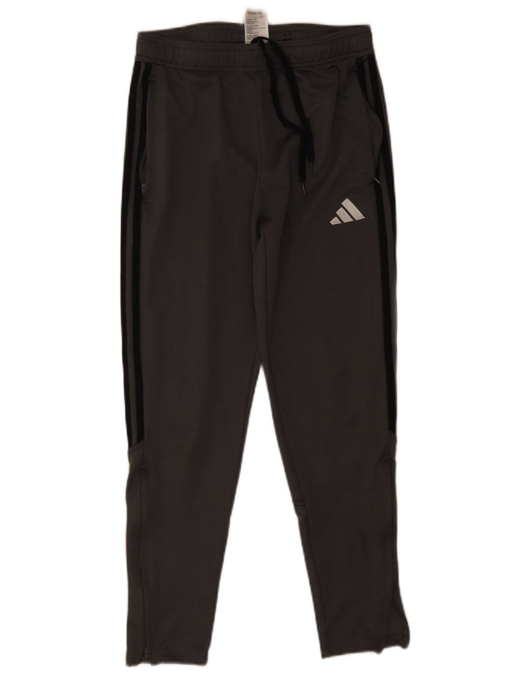Adidas muške trenirke srednje sive poliesterske hlače
