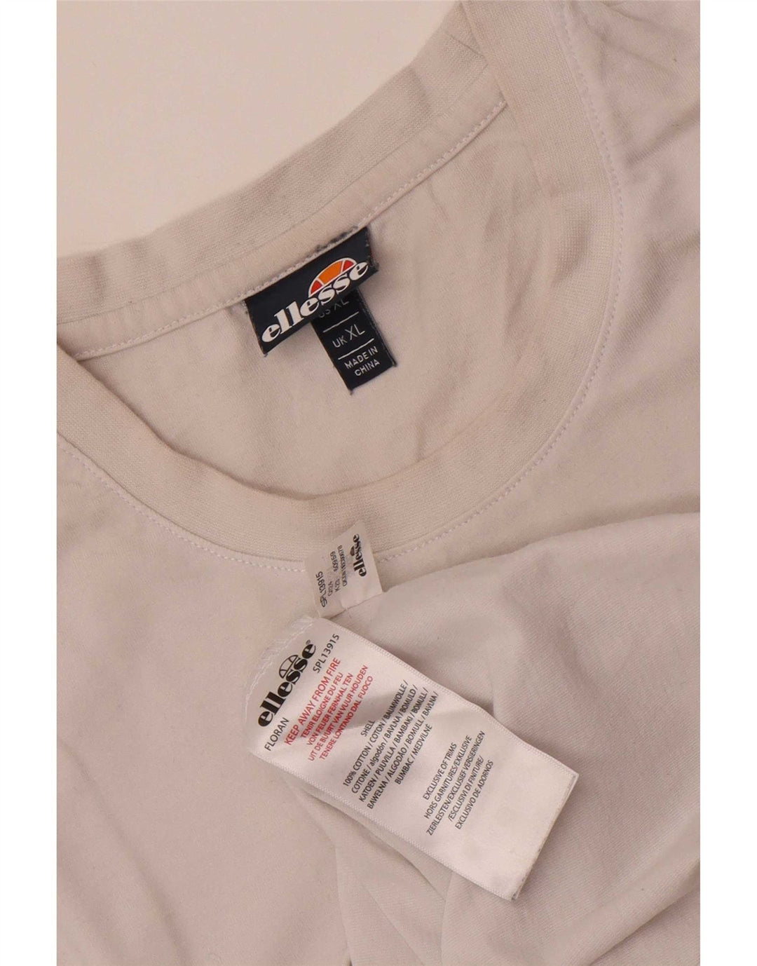 Ellesse muška majica XL bijeli pamuk