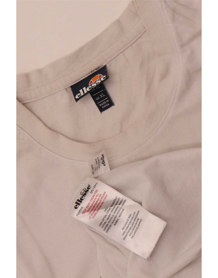 Ellesse muška majica XL bijeli pamuk