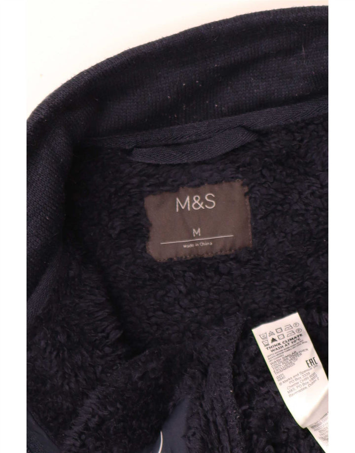 Marks & Spencer muška trenirka Sherpa Gornja jakna srednje tamnoplave boje od poliestera