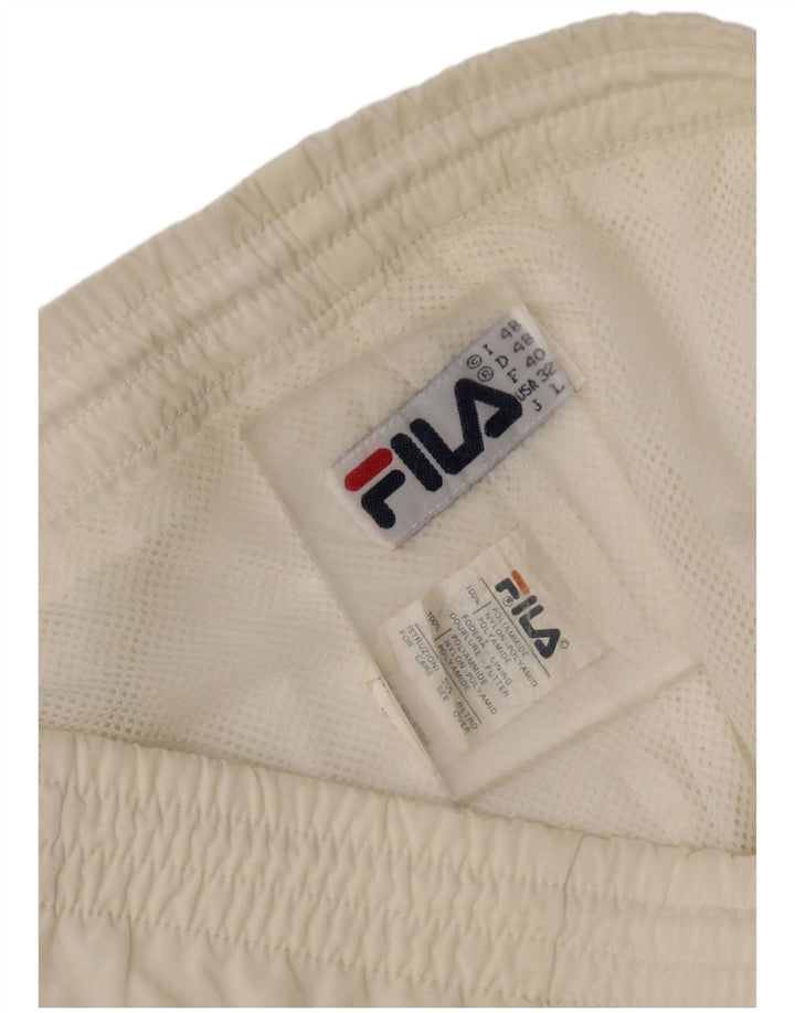 FILA Muška trenirka Hlače Joggers IT 48 Srednje prljavo bijeli poliamid