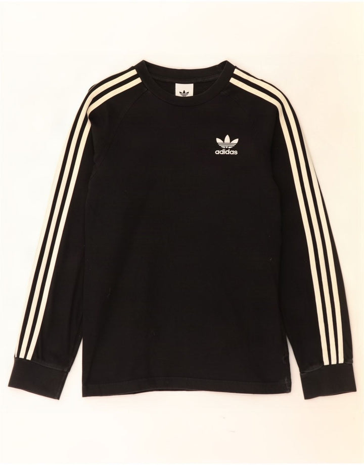 Adidas muška majica dugih rukava mala crna pamučna