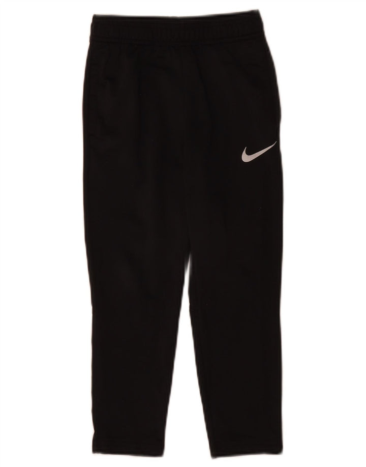 Nike Hlače za trenirku za dječake 4-5 godina male crne poliesterske