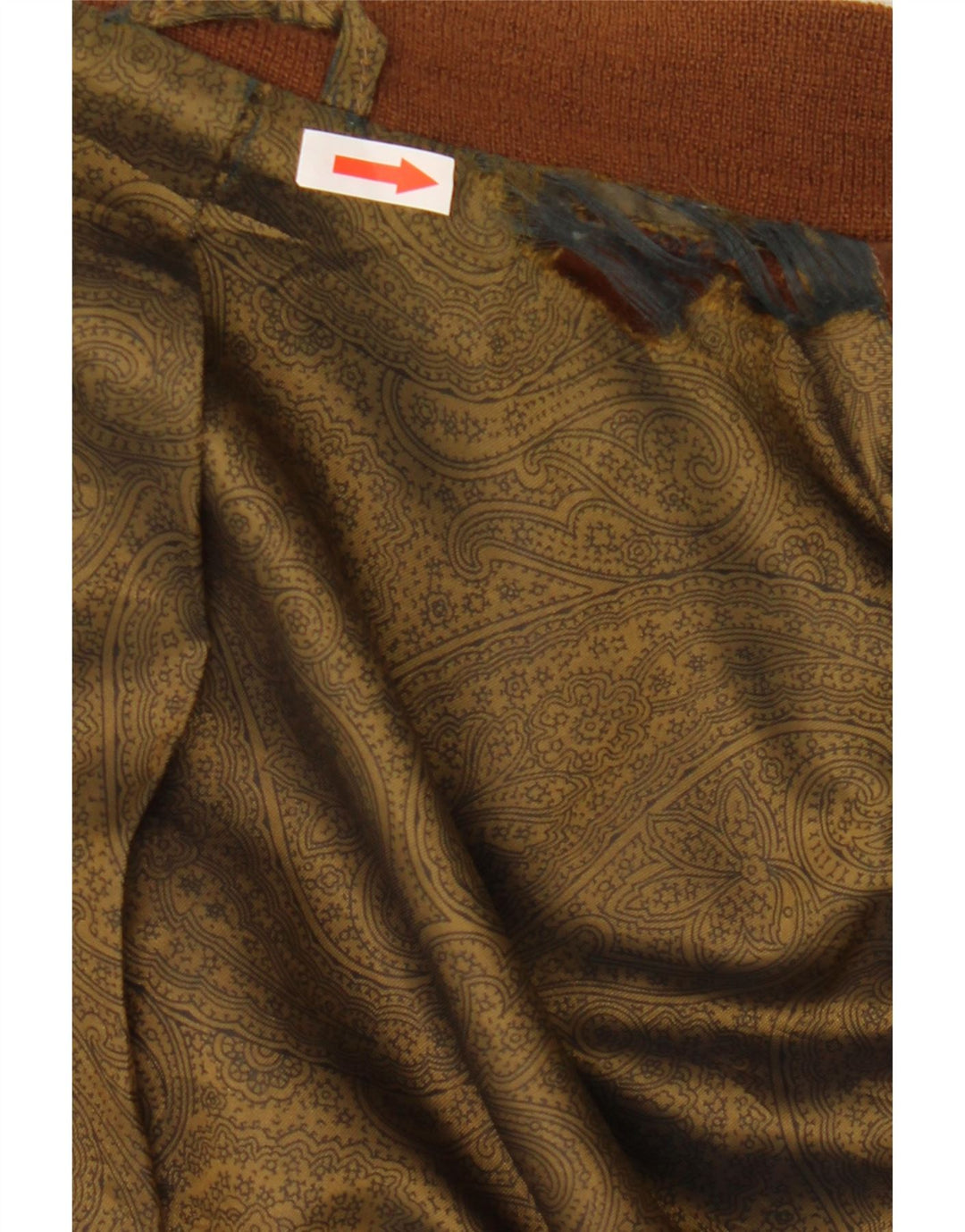 Vintage muška bomber jakna od brušene kože IT 54 2XL smeđa koža