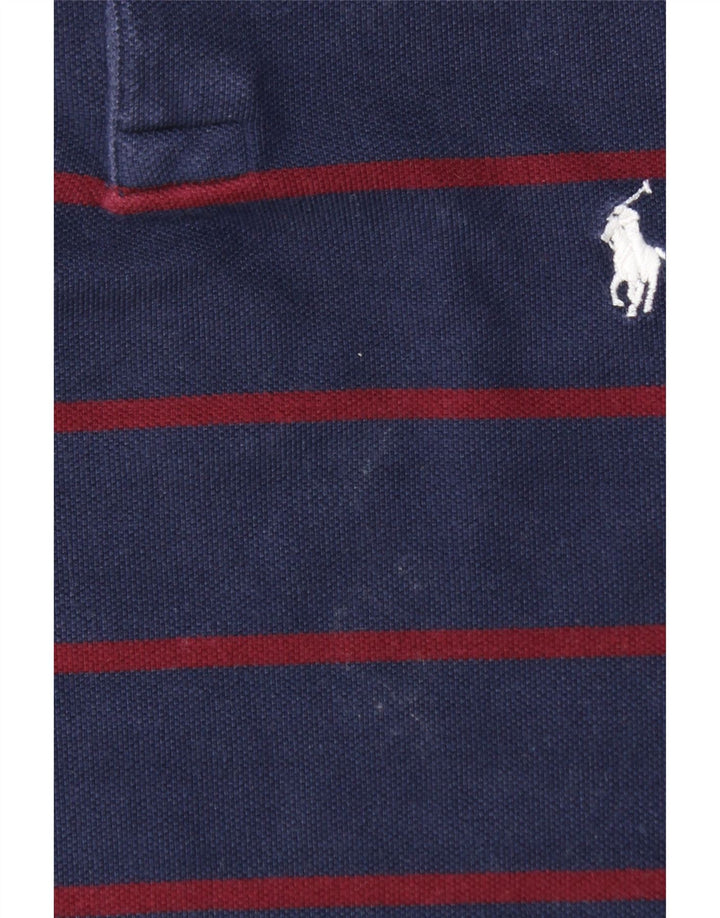 POLO RALPH LAUREN Muška uska polo majica srednje veličine tamnoplave na pruge