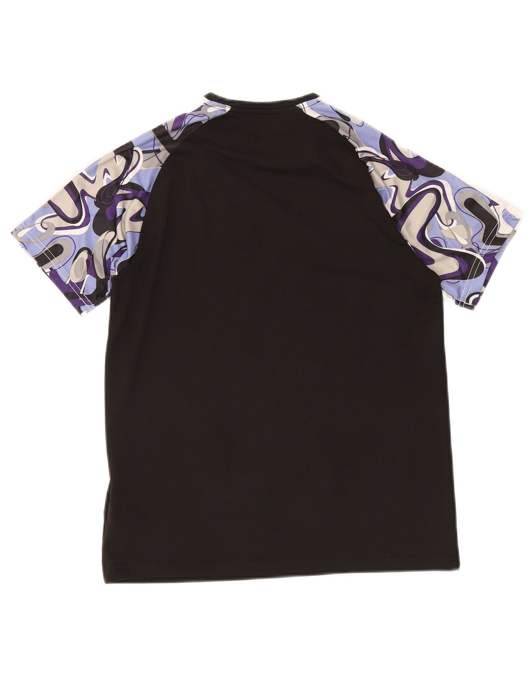 PUMA Boys T-Shirt Top 13-14 Years Black Colourblock Polyester
