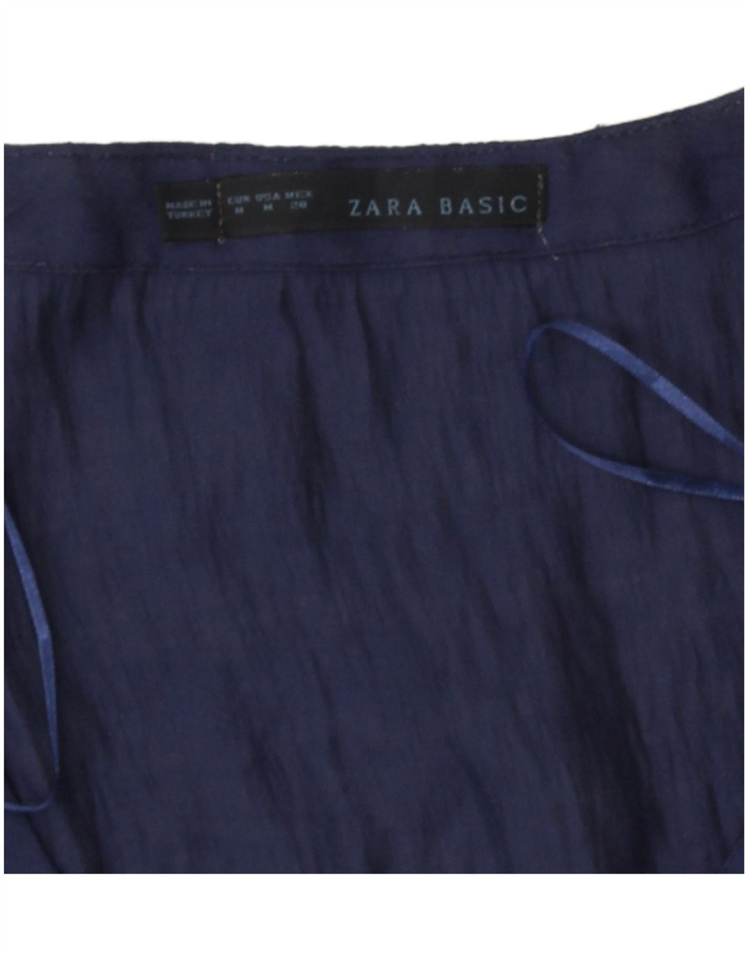 Top ženske bluze Zara UK 12 Srednje tamnoplava