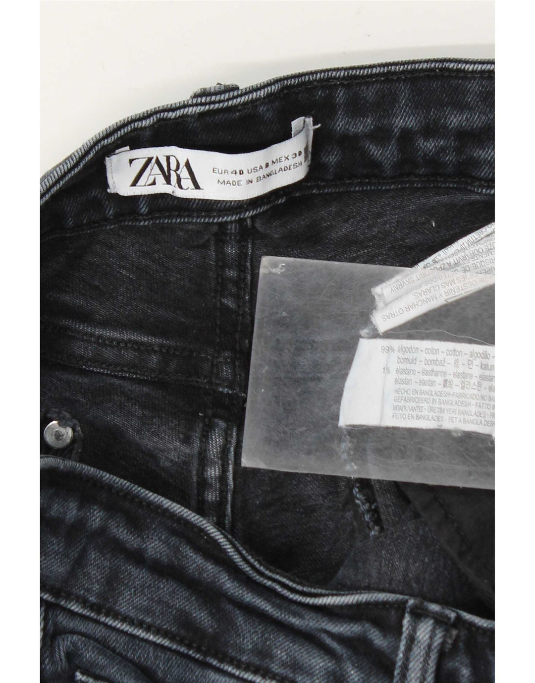 Zara ženske uske traperice EU 40 srednje W30 L26 tamnoplavi pamuk