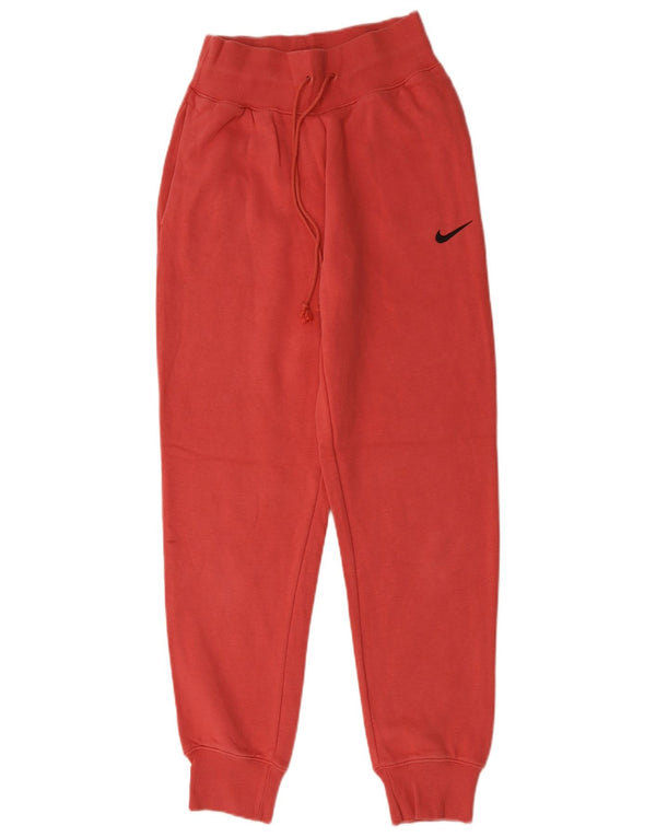 Nike Ženska trenirka Hlače Joggers UK 8 Mala crvena pamuk