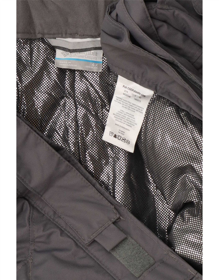 Columbia muške skijaške hlače 4XL sivi najlon