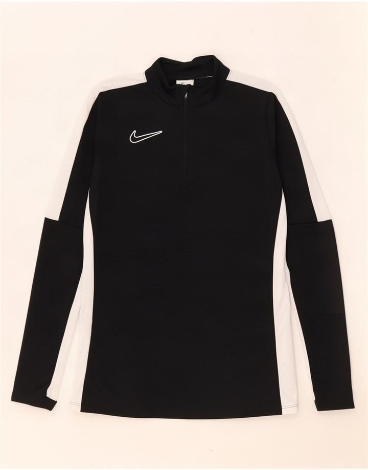 Nike Dri Fit majica s patentnim izrezom Top XS Black Colourblock