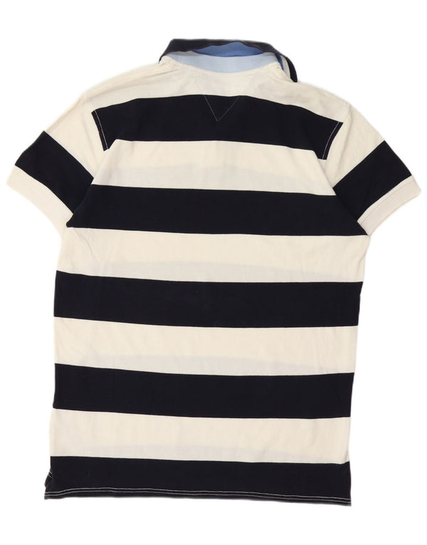 Tommy Hilfiger muška polo majica srednje tamnoplave pamučne pruge