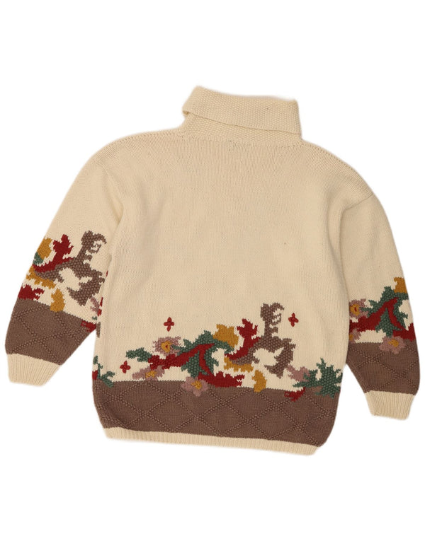Genesis ženski pulover s rol izrezom UK 16 Large Beige