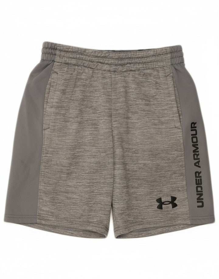 Under Armour Boys Graphic Sport Shorts 9-10 Years srednje sive fleke