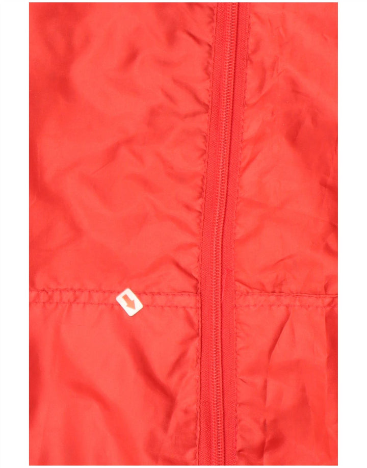 ASICS muška kišna jakna UK 36 mali crveni poliester