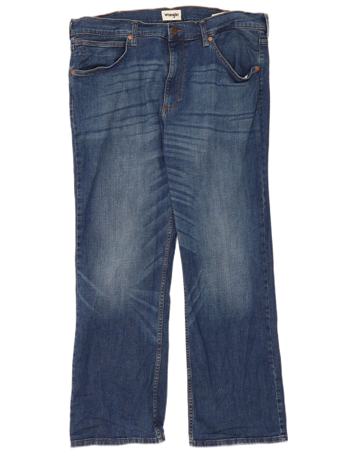 WRANGLER Muške traperice Bootcut W38 L30 Plavi pamuk