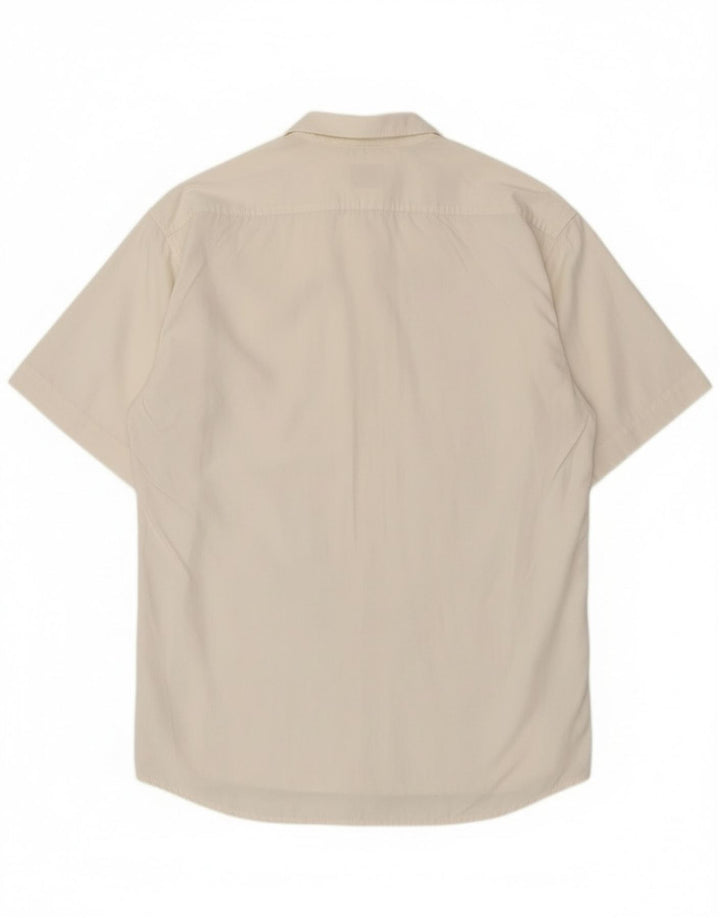 Stefanel muška košulja kratkih rukava srednje veličine od bijelog pamuka