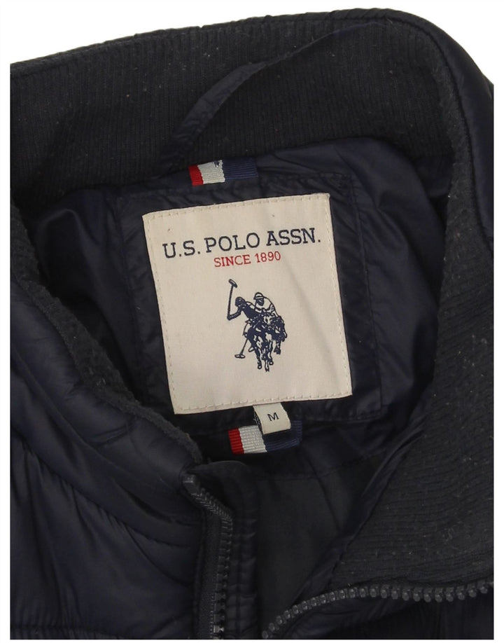 U.S. Polo Assn. Muška podstavljena jakna UK 38 srednje tamnoplavi najlon