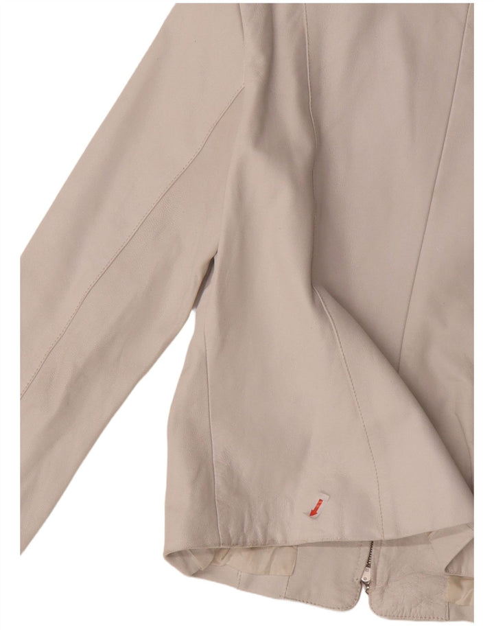 Cabrini ženska kožna jakna IT 40 Mala bijela kožna