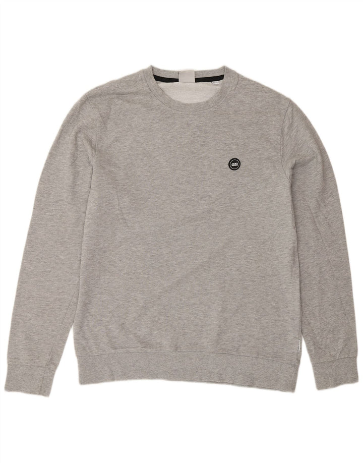 Jack & Jones muška majica s velikim sivim flekama od pamuka