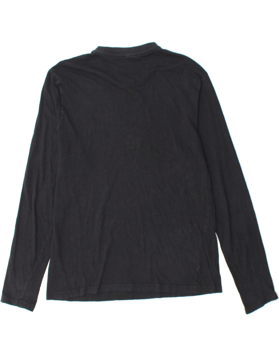 NORTH SAILS Mens Top Long Sleeve Medium Black Cotton Vintage North Sails and Second-Hand North Sails from Messina Hembry 