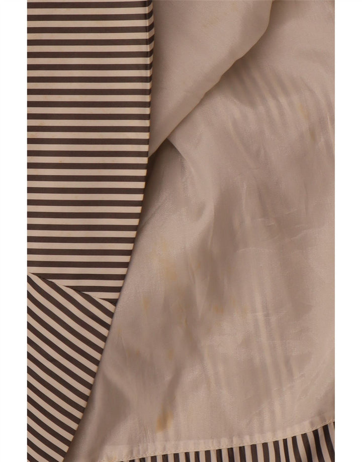 KAREN MILLEN Ženska asimetrična haljina A-kroja UK 12 srednje crna na pruge