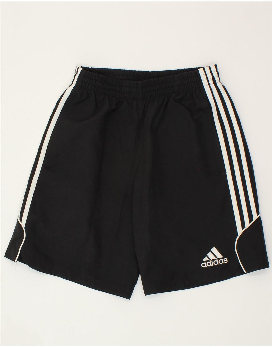 ADIDAS Boys Sport Shorts 15-16 Years  Black Polyester Vintage Adidas and Second-Hand Adidas from Messina Hembry 