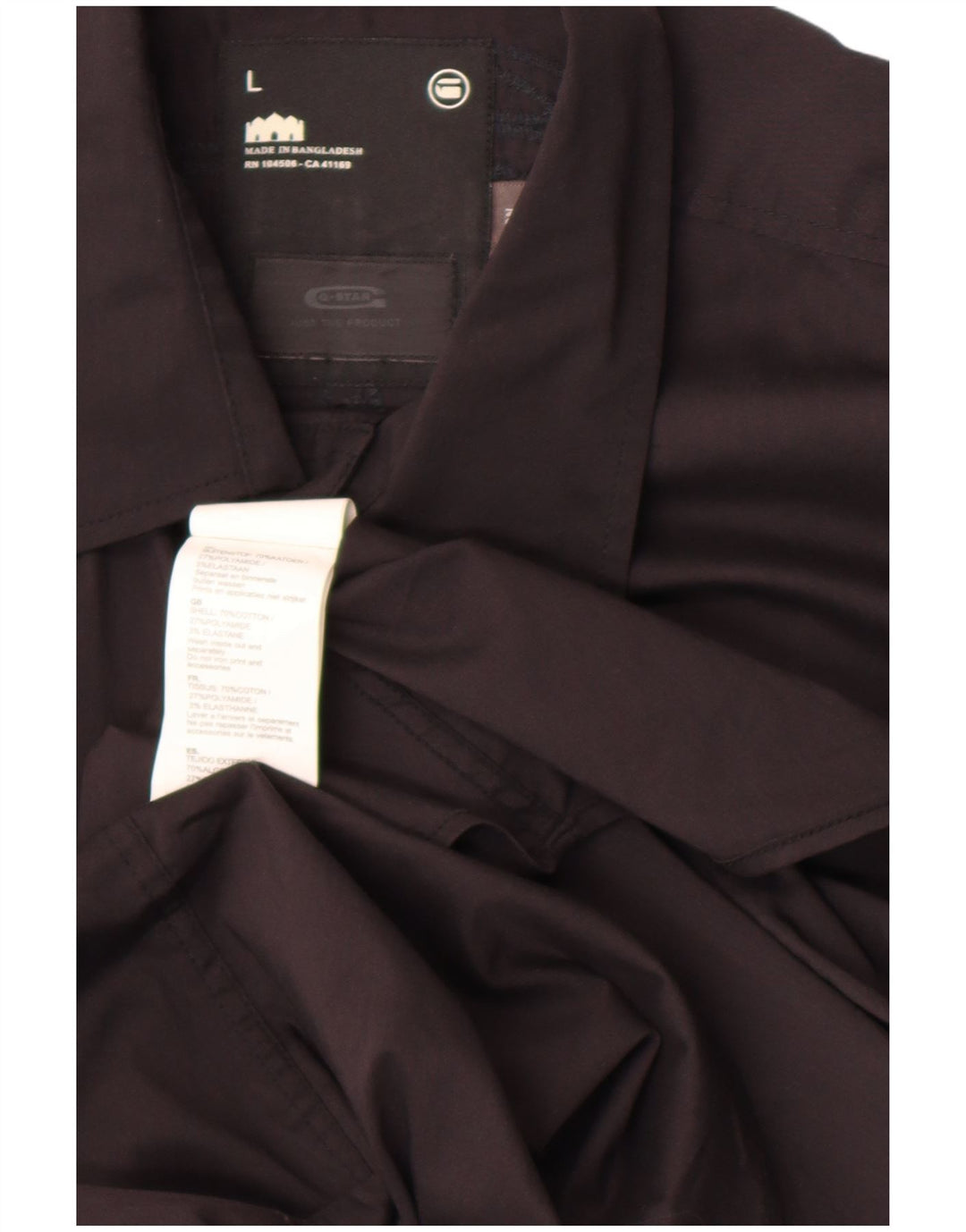 G-Star muška košulja velika crna pamučna