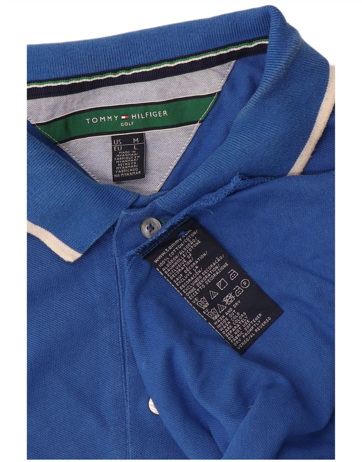 Tommy Hilfiger muška polo majica Srednje plavi pamuk