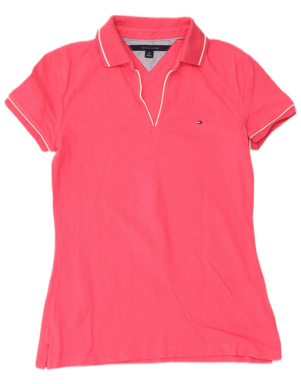 Tommy Hilfiger ženska polo majica UK 10 mala ružičasta pamuk