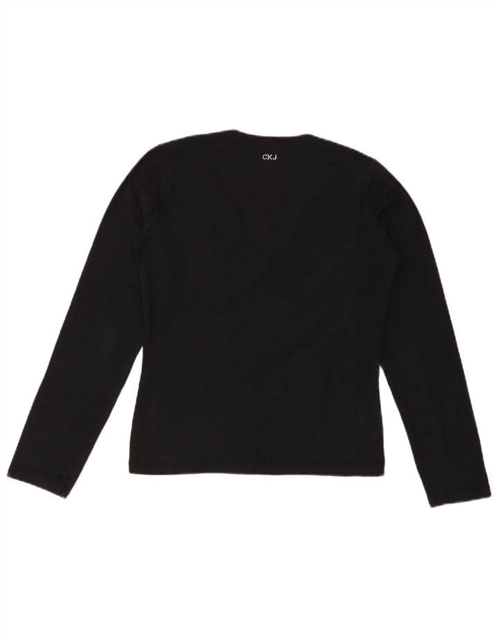 CALVIN KLEIN JEANS Ženska majica dugih rukava UK 18 XL crna