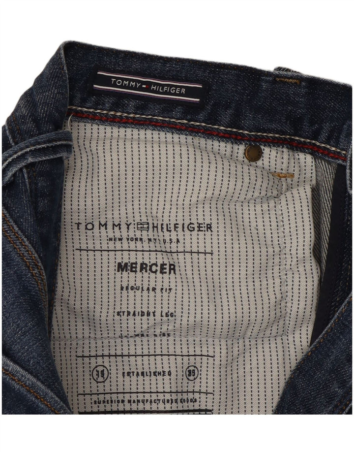 TOMMY HILFIGER Muške ravne traperice Mercer Regular Fit W34 L33 Plavi pamuk